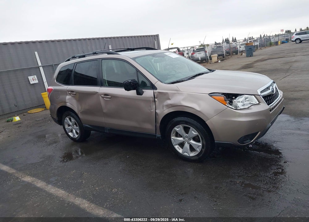 2015 SUBARU FORESTER VIN: JF2SJAFC6FH571274