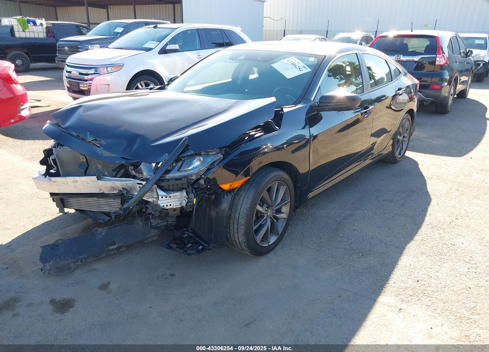 2019 HONDA CIVIC EX VIN: JHMFC1F38KX014570
