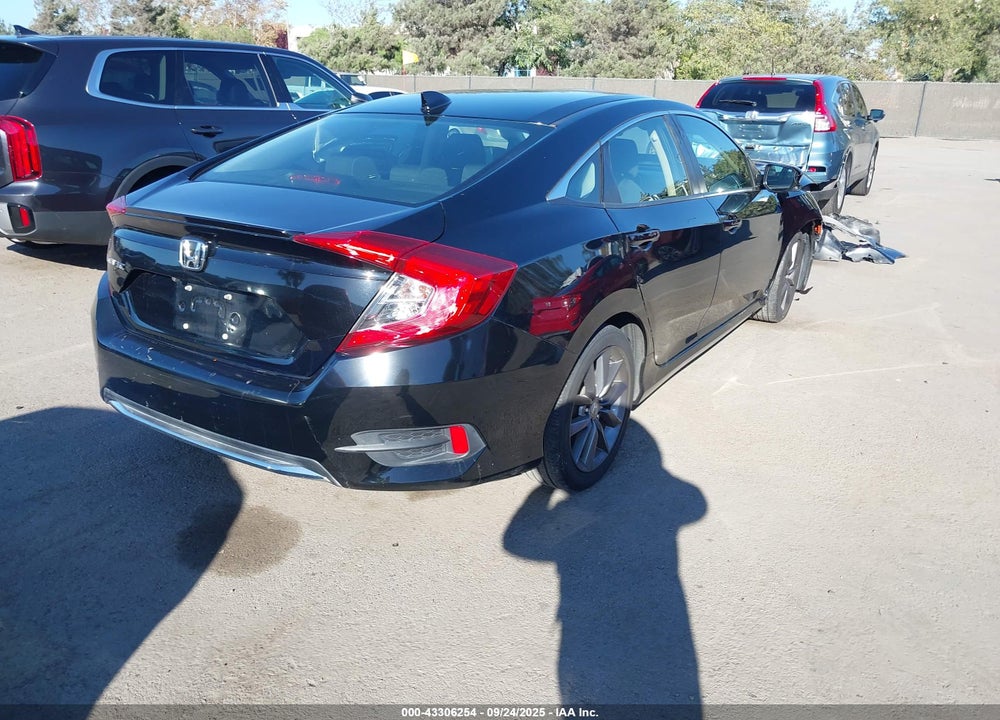 2019 HONDA CIVIC EX VIN: JHMFC1F38KX014570