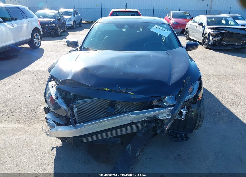 2019 HONDA CIVIC EX VIN: JHMFC1F38KX014570