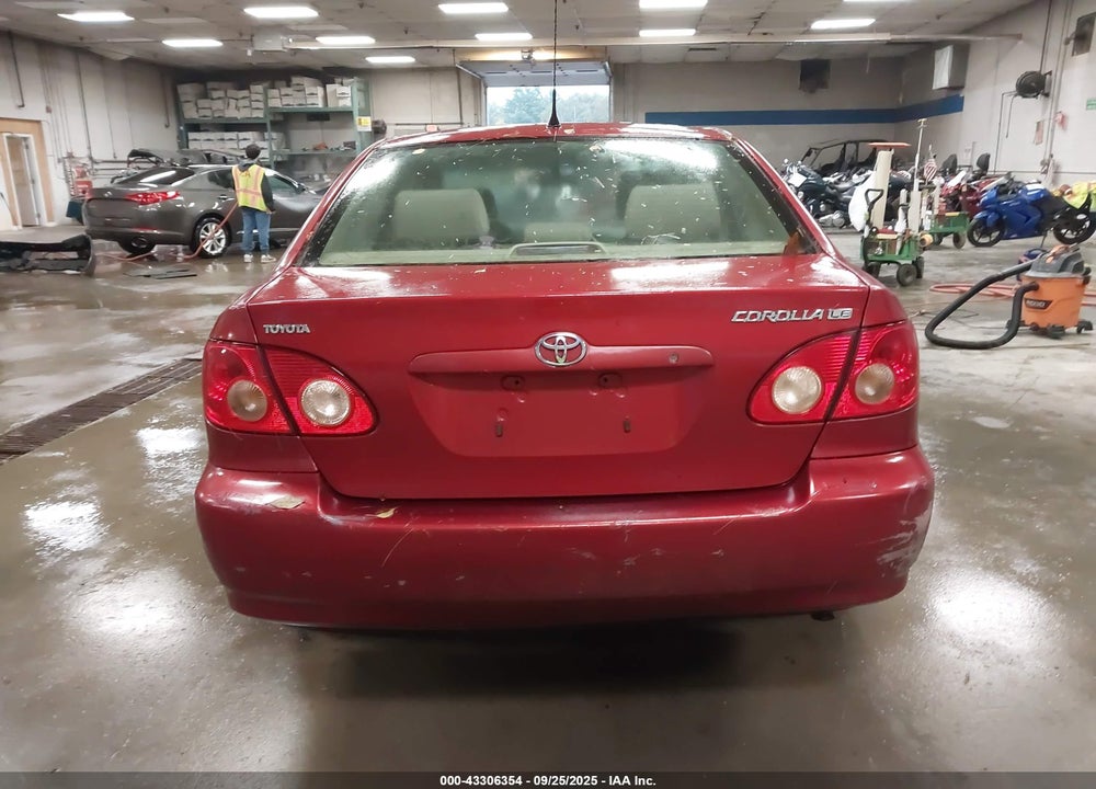 2006 TOYOTA COROLLA LE VIN: JTDBR32E760058446