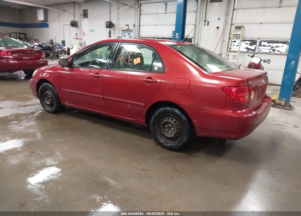 2006 TOYOTA COROLLA LE VIN: JTDBR32E760058446