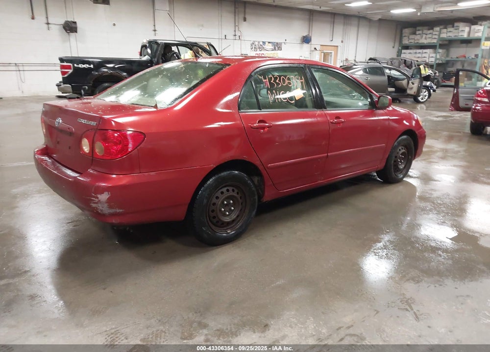 2006 TOYOTA COROLLA LE VIN: JTDBR32E760058446
