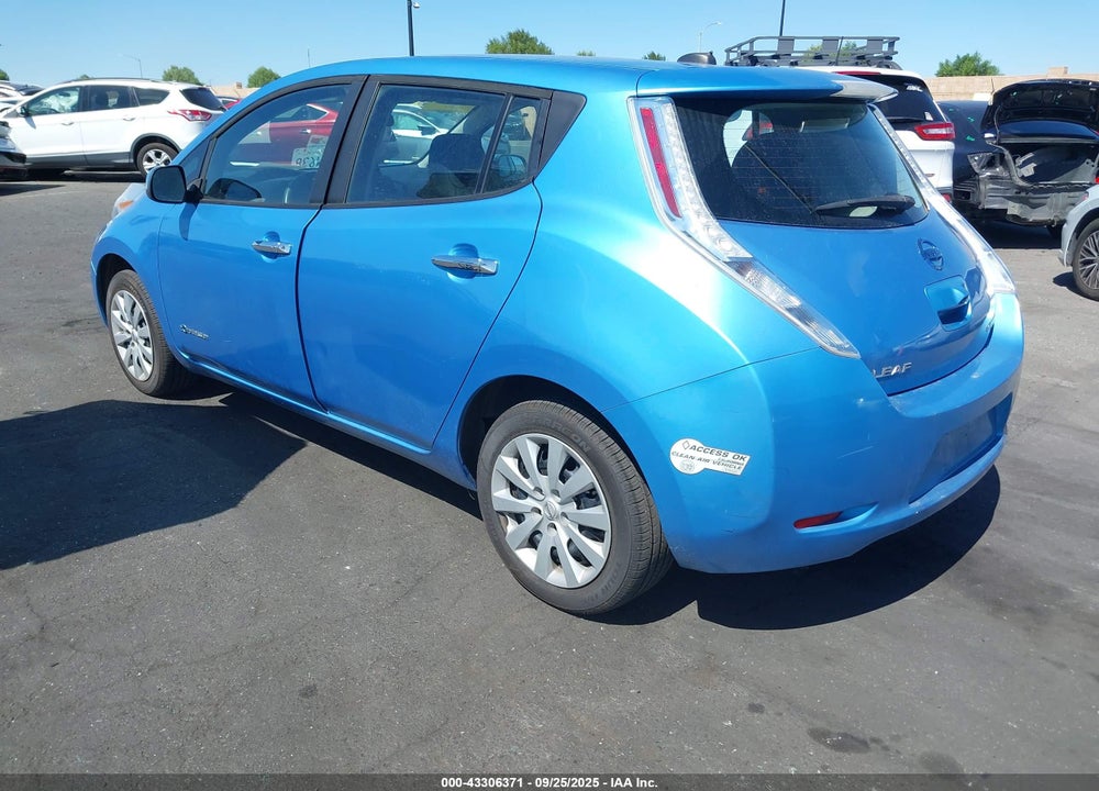 2014 NISSAN LEAF S VIN: 1N4AZ0CPXEC333305