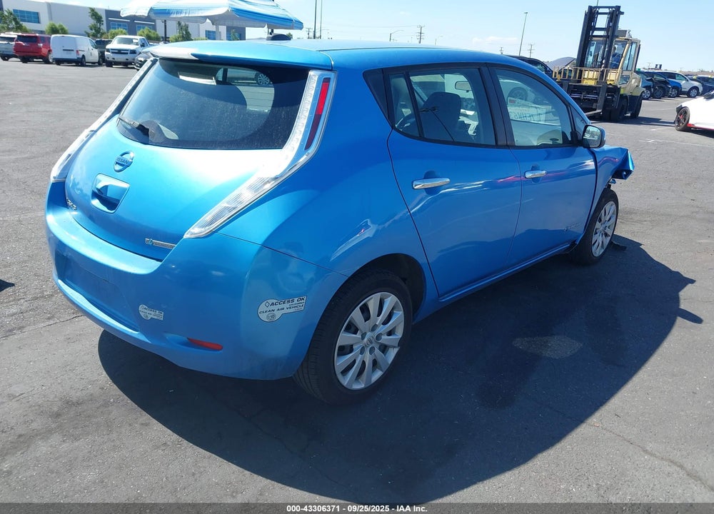 2014 NISSAN LEAF S VIN: 1N4AZ0CPXEC333305