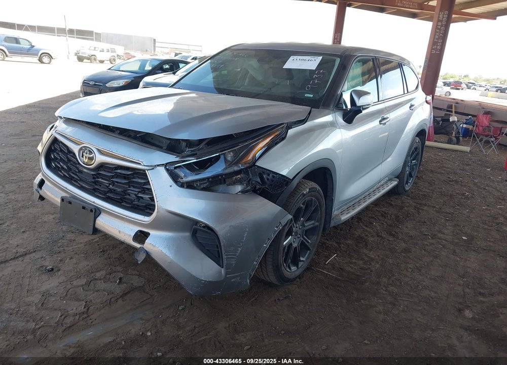 2022 TOYOTA HIGHLANDER L VIN: 5TDCZRAH2NS143399