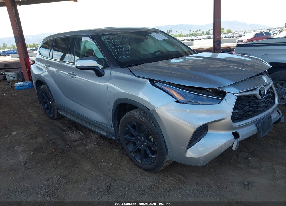 2022 TOYOTA HIGHLANDER L VIN: 5TDCZRAH2NS143399