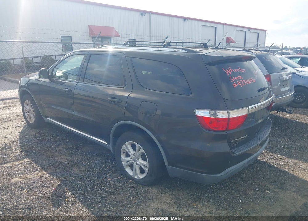 2011 DODGE DURANGO VIN: 1D4RD4GG6BC660070