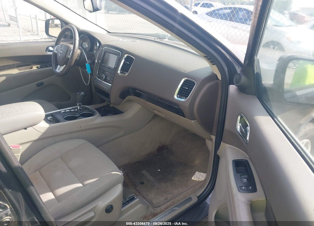 2011 DODGE DURANGO VIN: 1D4RD4GG6BC660070