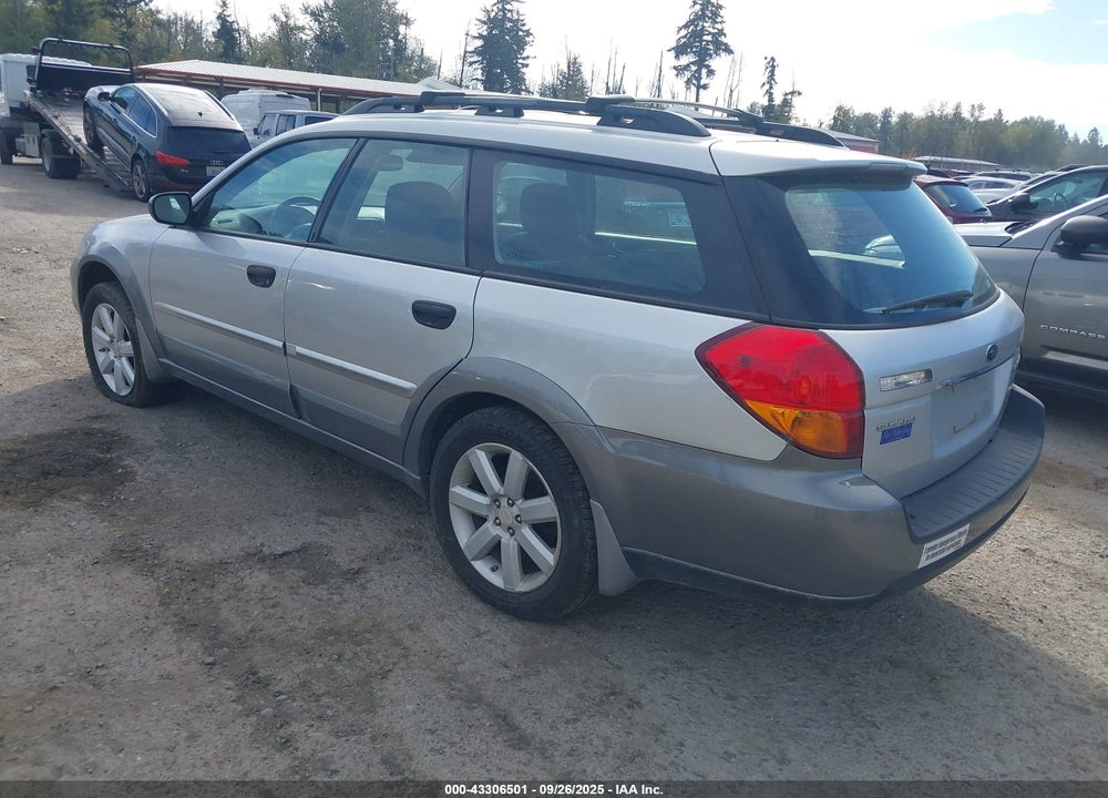 2007 SUBARU OUTBACK 2.5I VIN: 4S4BP61C376320917