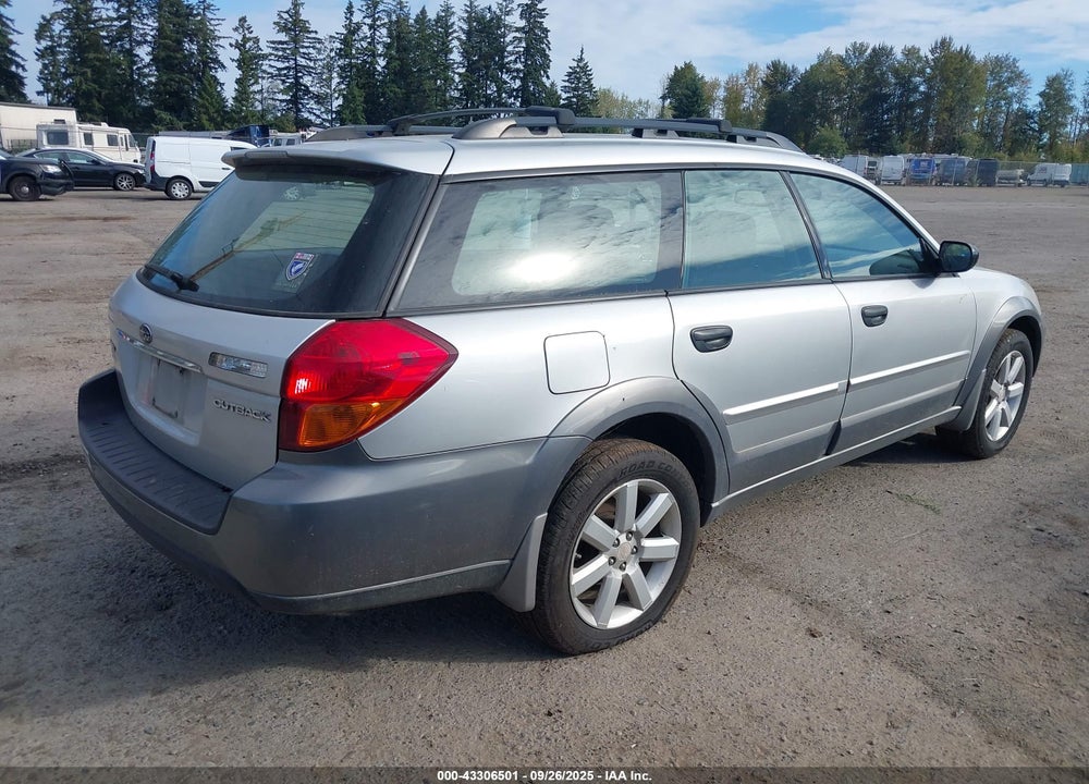 2007 SUBARU OUTBACK 2.5I VIN: 4S4BP61C376320917