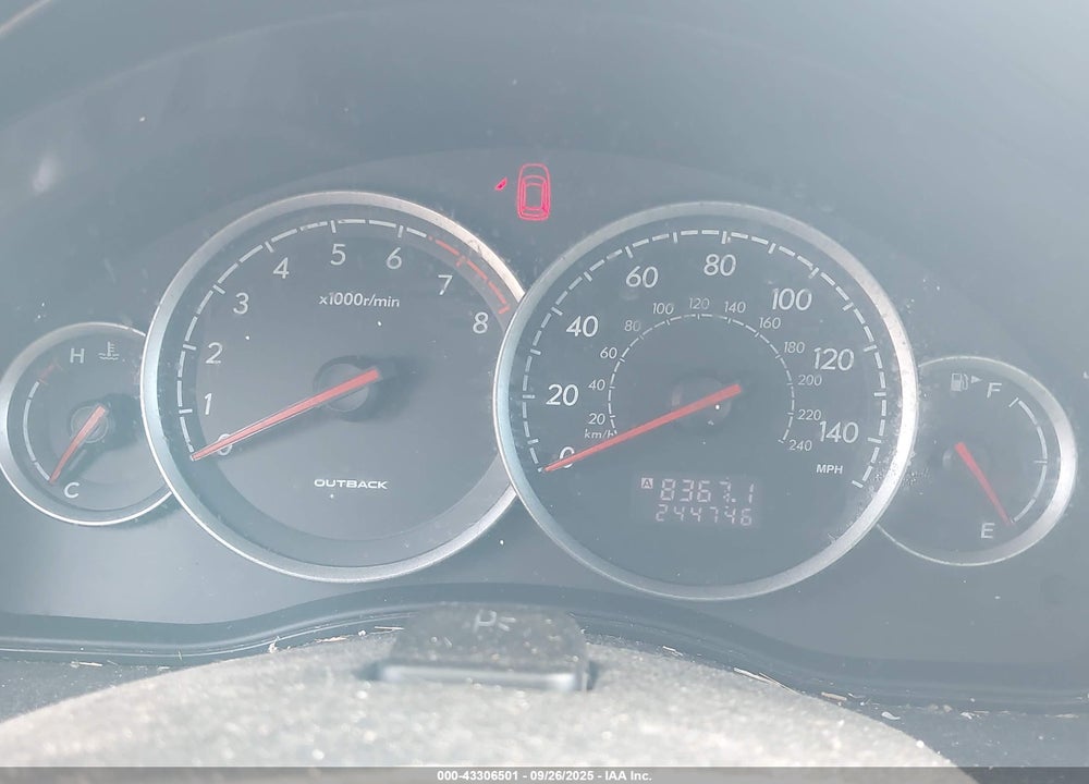 2007 SUBARU OUTBACK 2.5I VIN: 4S4BP61C376320917