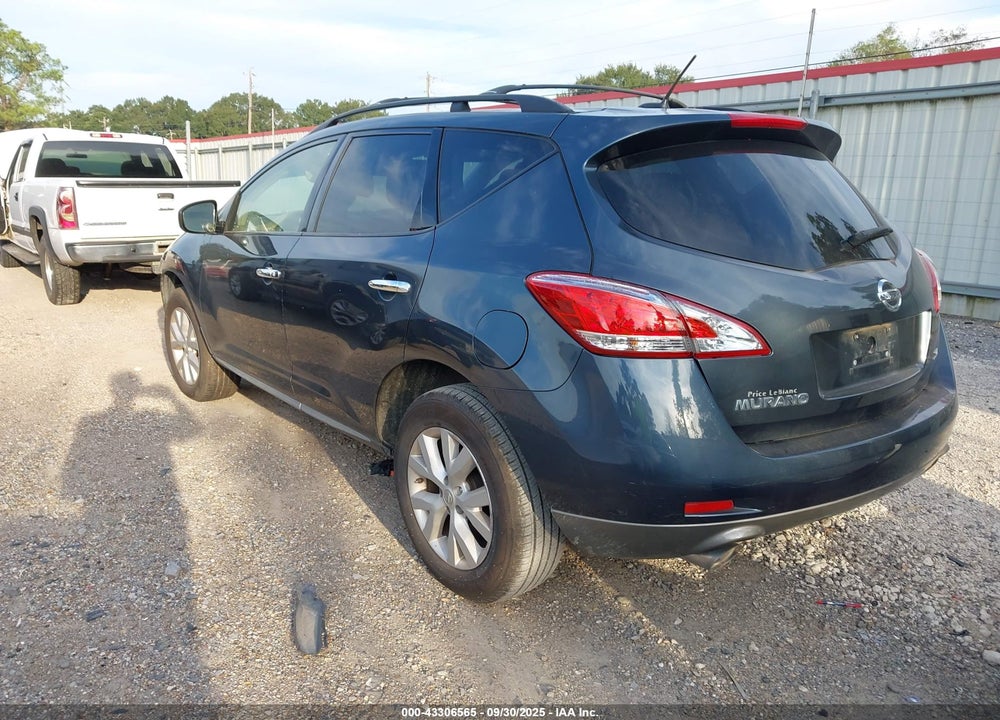 2014 NISSAN MURANO SL VIN: JN8AZ1MU4EW407583