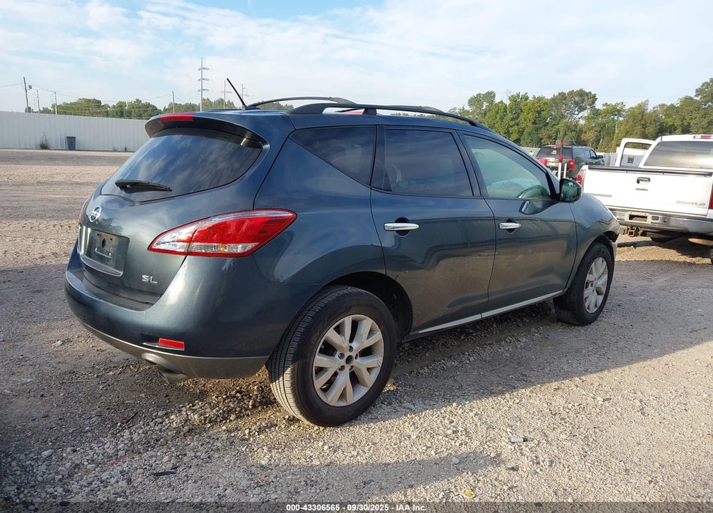 2014 NISSAN MURANO SL VIN: JN8AZ1MU4EW407583