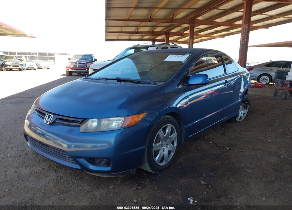 2007 HONDA CIVIC LX VIN: 2HGFG12667H544281