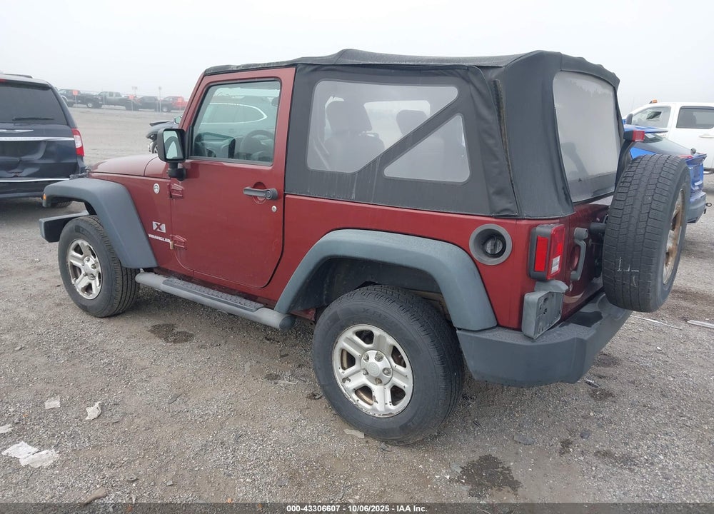 2009 JEEP WRANGLER X VIN: 1J4FA24139L730108