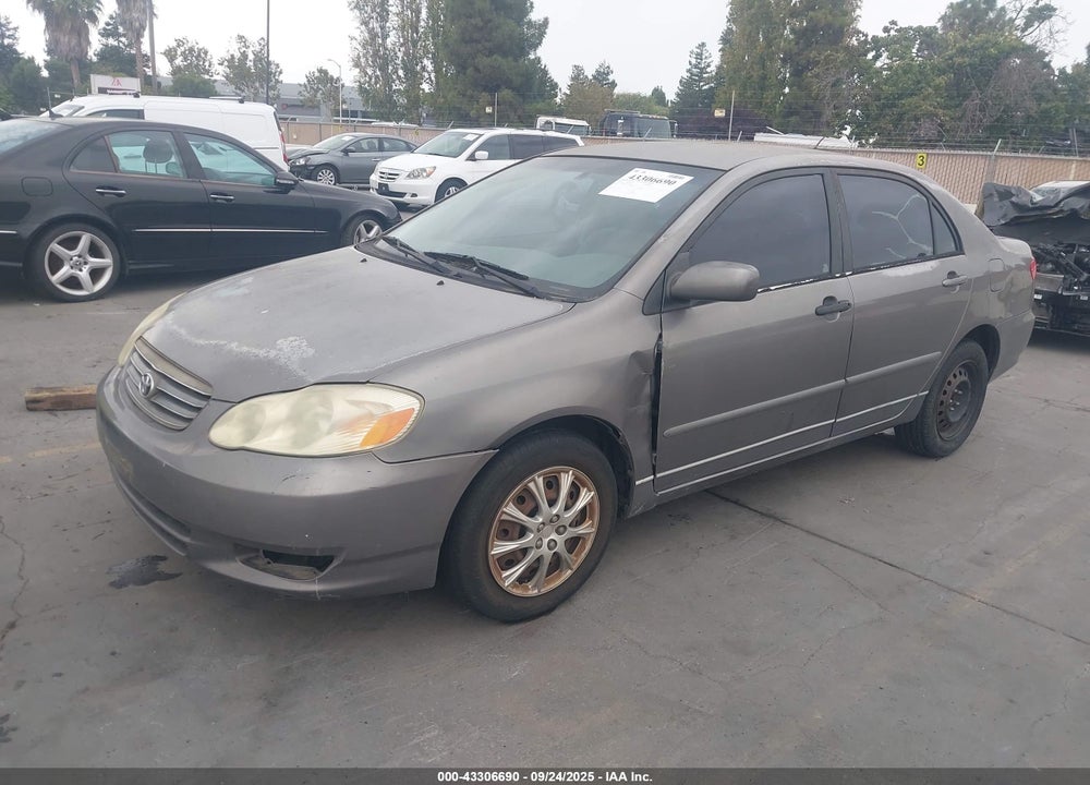 2003 TOYOTA COROLLA LE VIN: 1NXBR32E73Z106947