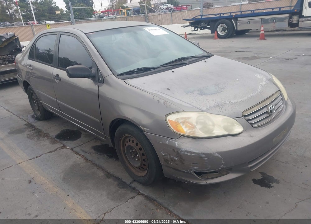 2003 TOYOTA COROLLA LE VIN: 1NXBR32E73Z106947