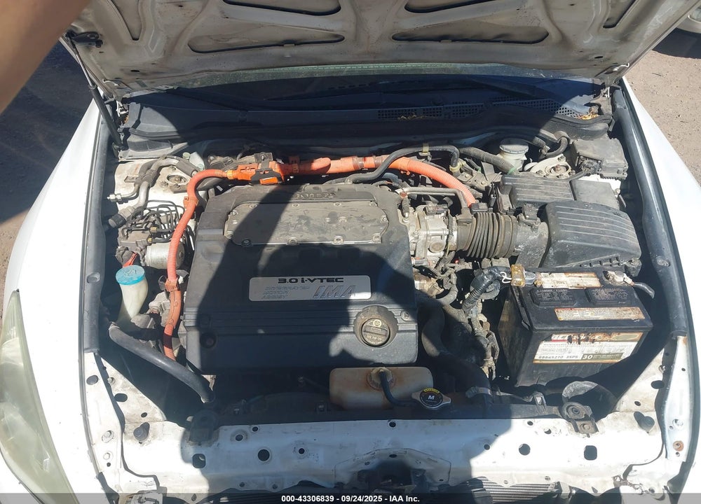 2005 HONDA ACCORD HYBRID IMA VIN: JHMCN36445C009458