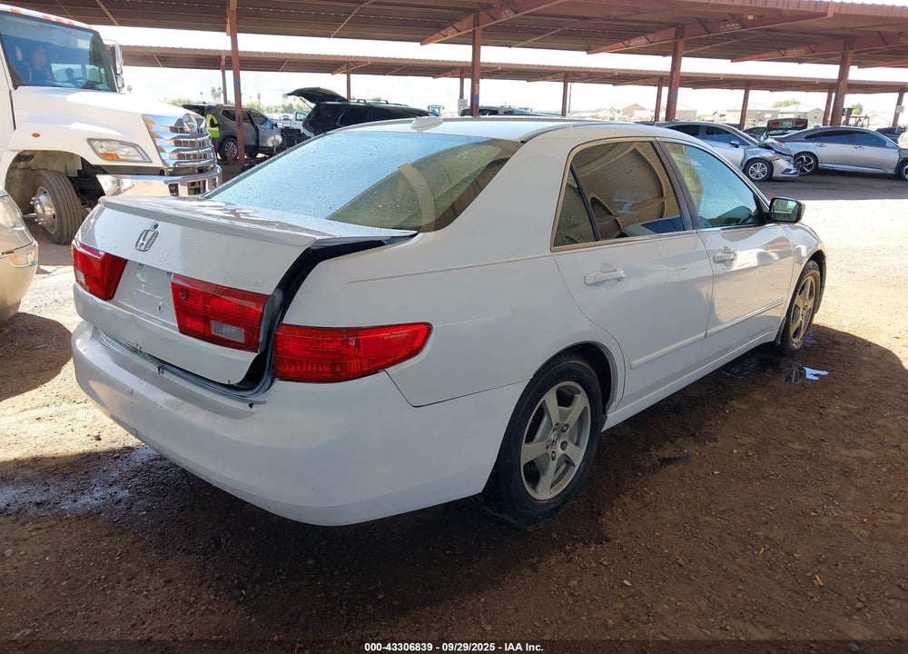 2005 HONDA ACCORD HYBRID IMA VIN: JHMCN36445C009458