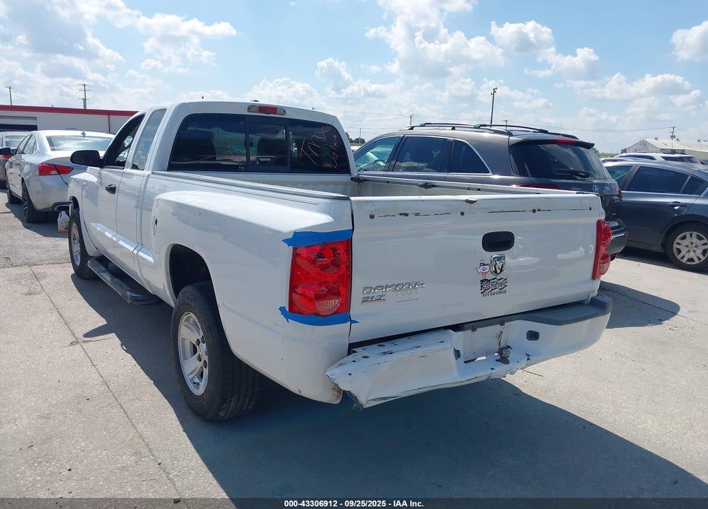 2008 DODGE DAKOTA SLT VIN: 1D7HE42K98S518396