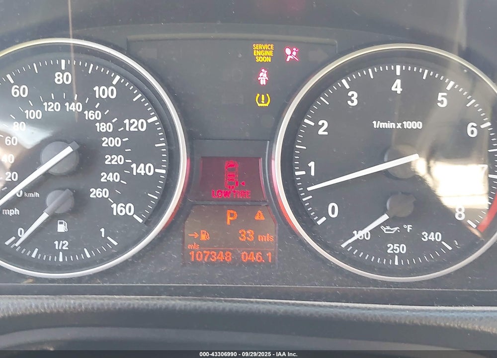 2011 BMW 3 SERIES VIN: WBADX7C59BE260798