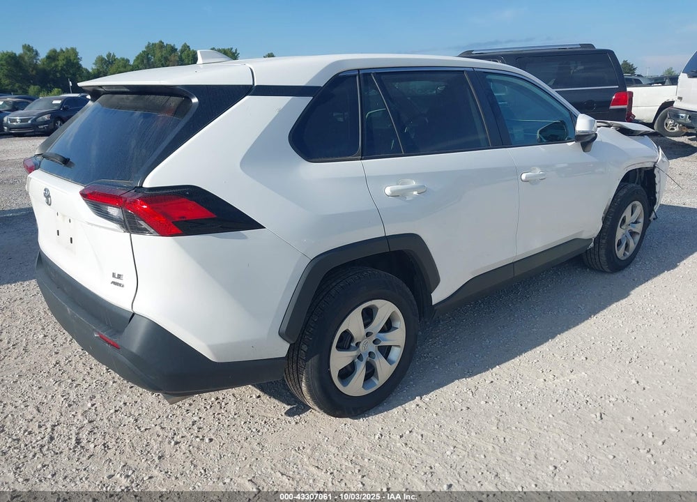 2022 TOYOTA RAV4 LE VIN: 2T3G1RFV1NC269681