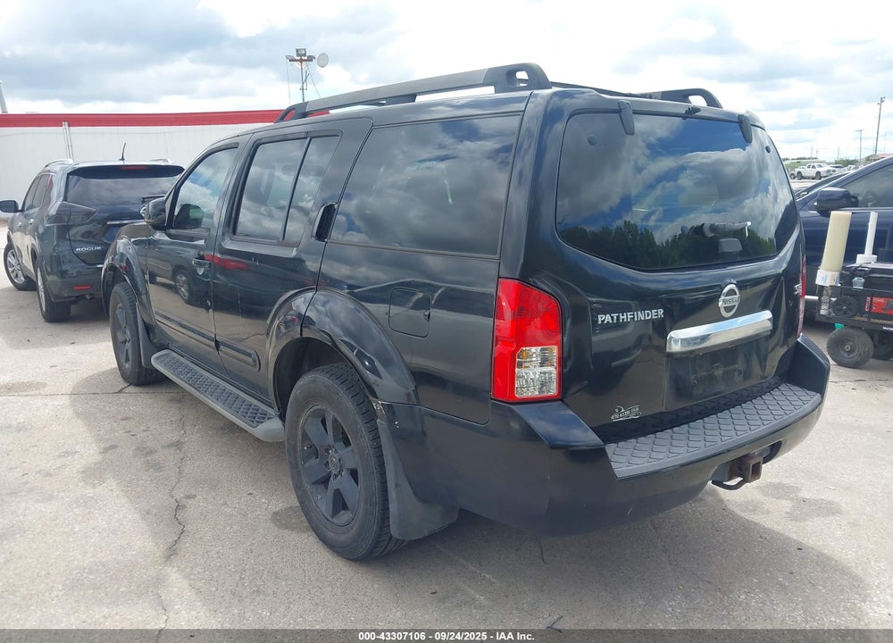 2008 NISSAN PATHFINDER SE VIN: 5N1AR18U38C602226