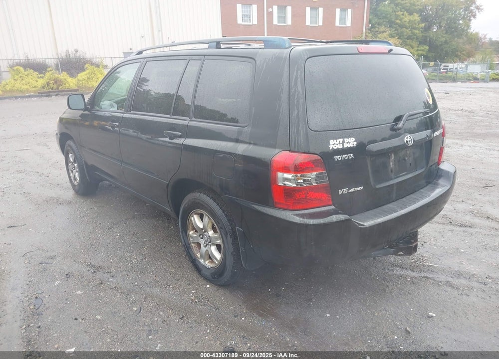 2006 TOYOTA HIGHLANDER V6 VIN: JTEEP21A160156699