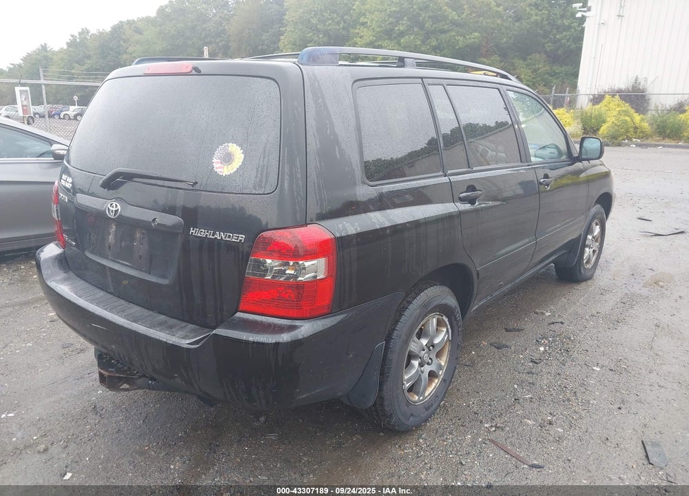 2006 TOYOTA HIGHLANDER V6 VIN: JTEEP21A160156699