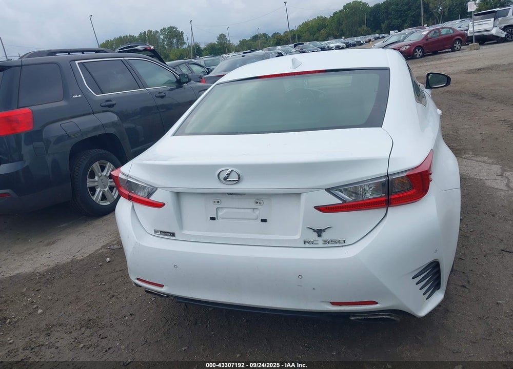 2016 LEXUS RC 350 VIN: JTHHE5BCXG5013858