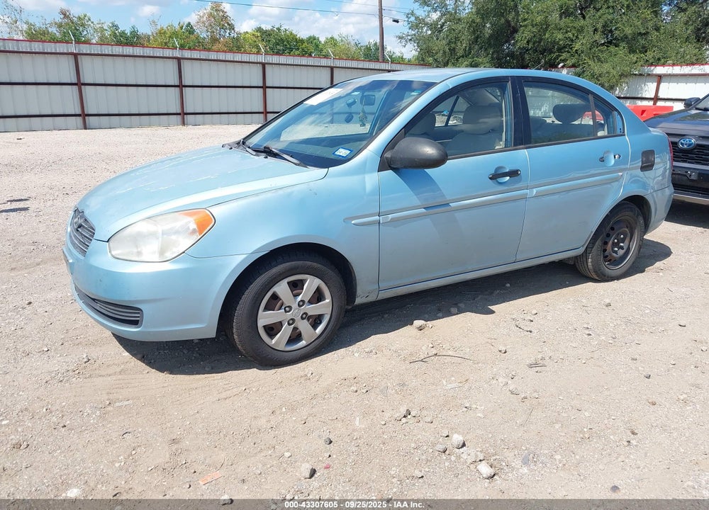 2008 HYUNDAI ACCENT GLS VIN: KMHCN46CX8U209981
