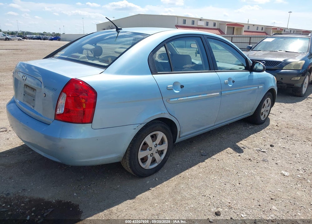 2008 HYUNDAI ACCENT GLS VIN: KMHCN46CX8U209981