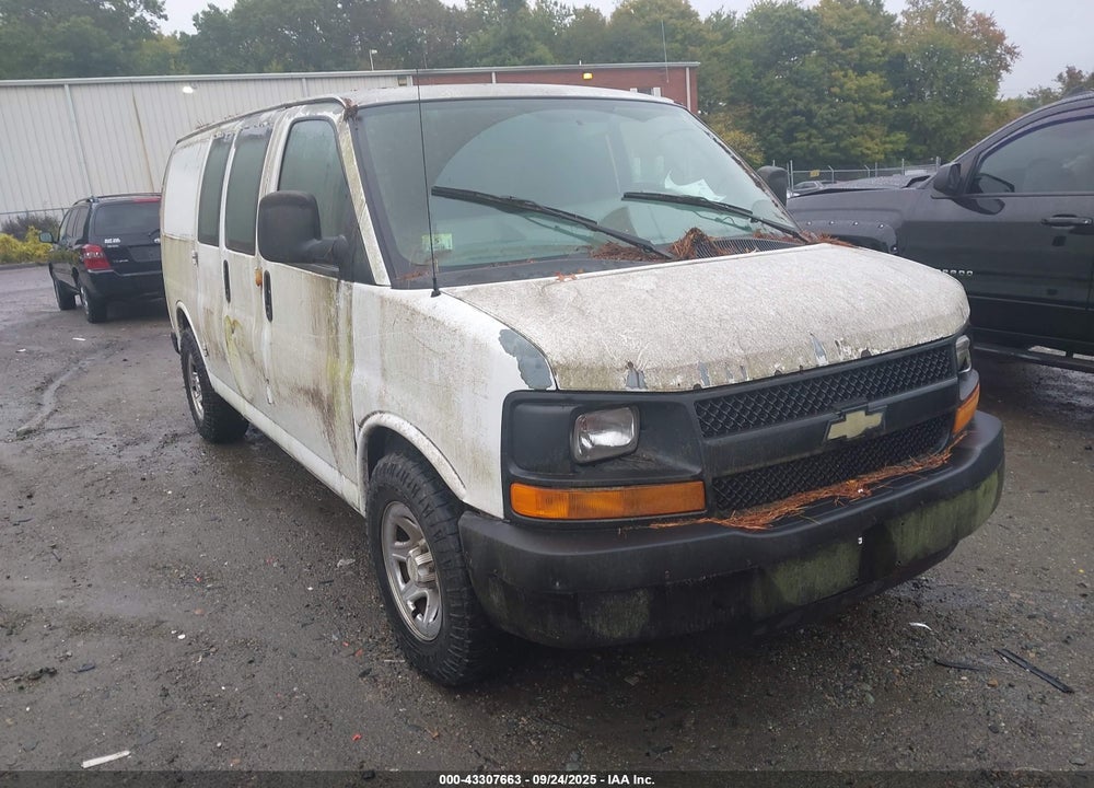 2010 CHEVROLET EXPRESS 1500 WORK VAN VIN: 1GCUGADX7A1167252