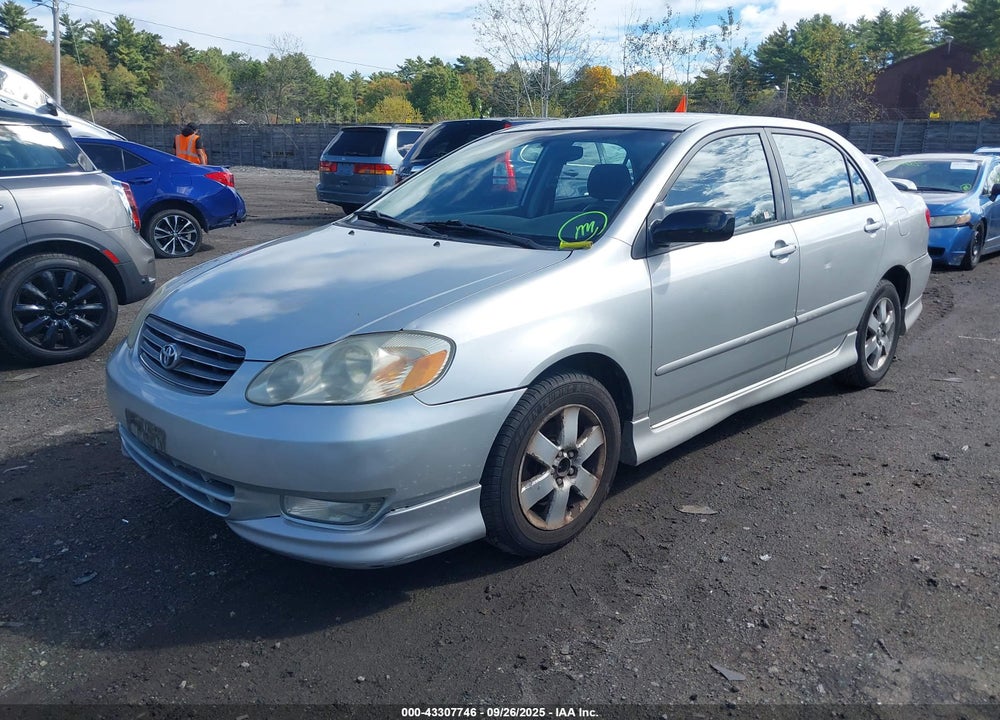 2003 TOYOTA COROLLA S VIN: 2T1BR32E63C149323