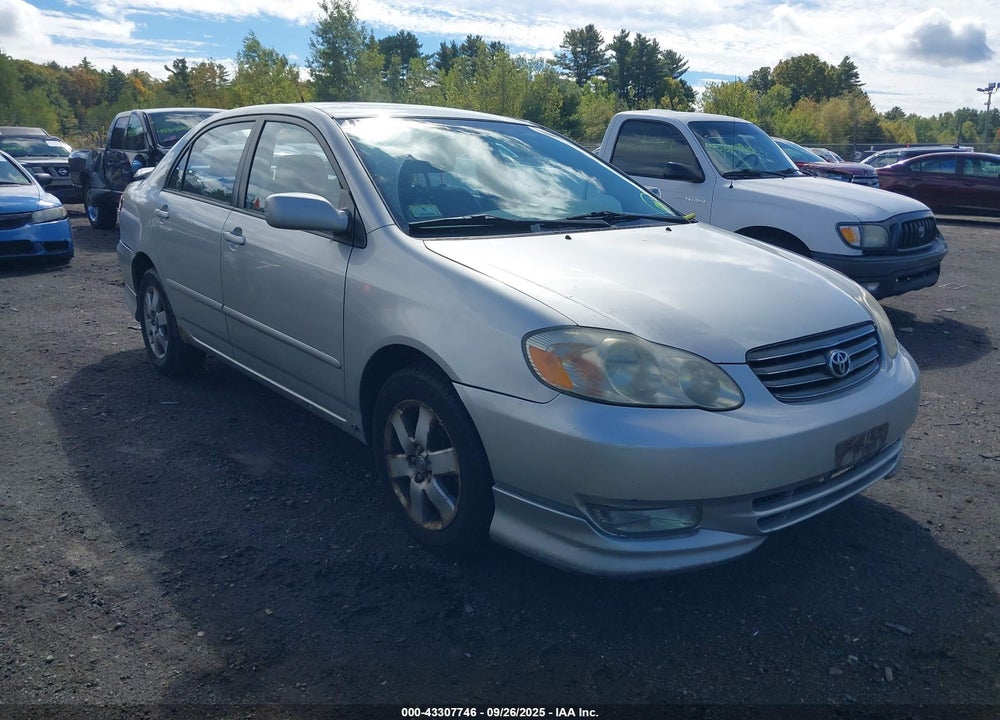 2003 TOYOTA COROLLA S VIN: 2T1BR32E63C149323