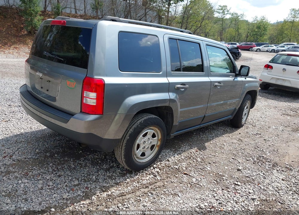 2011 JEEP PATRIOT VIN: 1J4NT1GA1BD289347