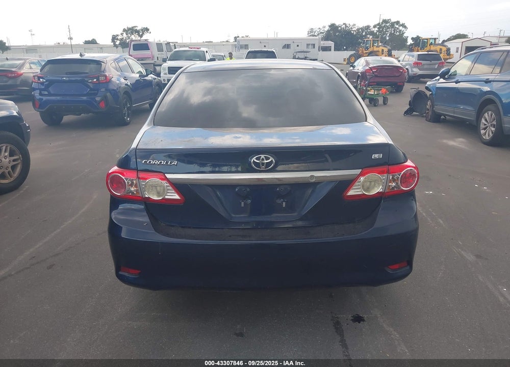 2013 TOYOTA COROLLA LE VIN: 2T1BU4EE3DC009618