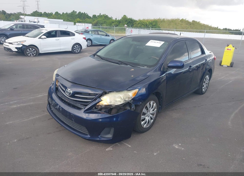 2013 TOYOTA COROLLA LE VIN: 2T1BU4EE3DC009618