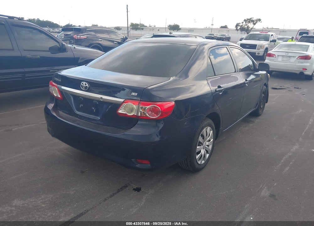 2013 TOYOTA COROLLA LE VIN: 2T1BU4EE3DC009618