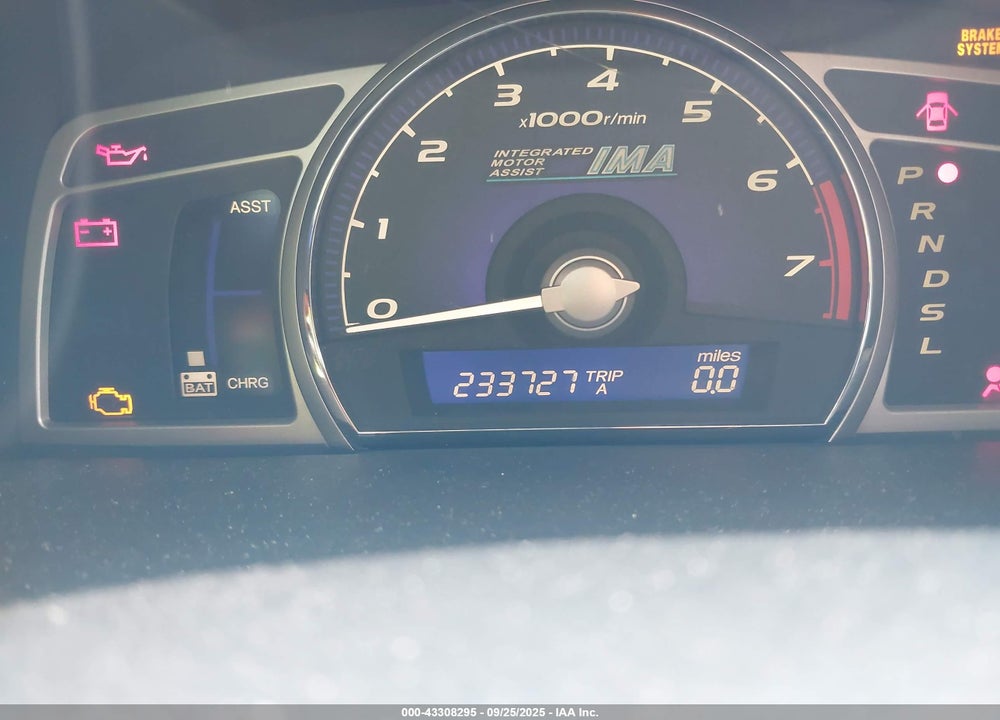 2006 HONDA CIVIC HYBRID VIN: JHMFA36216S013613
