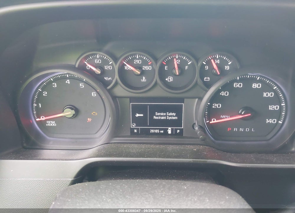 2019 CHEVROLET SILVERADO 1500 CUSTOM VIN: 3GCPWBEH7KG279582