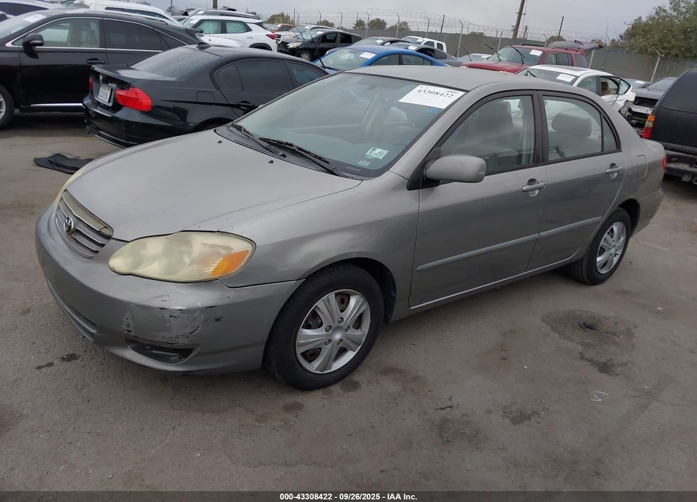 2004 TOYOTA COROLLA LE VIN: JTDBR32E742048193