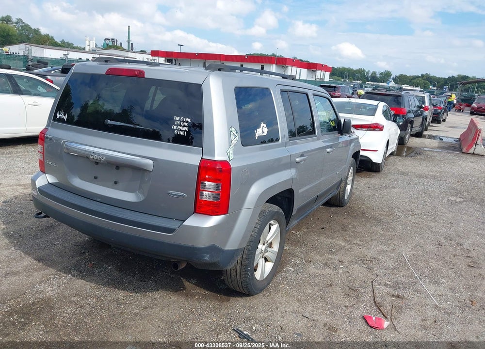 2016 JEEP PATRIOT LATITUDE VIN: 1C4NJRFB9GD522466