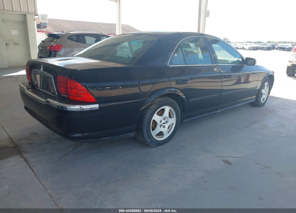 2000 LINCOLN LS V8 AUTO VIN: 1LNHM87A3YY932237