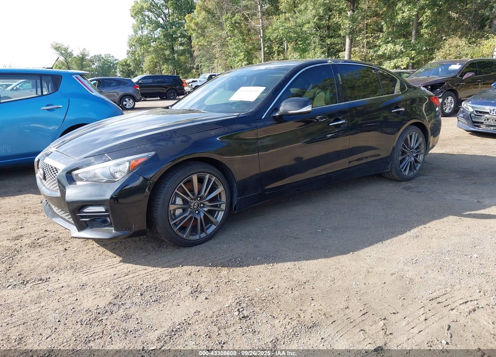 2016 INFINITI Q50 3.0T RED SPORT 400 VIN: JN1FV7AR8GM450650