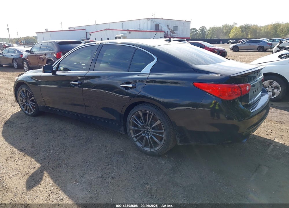 2016 INFINITI Q50 3.0T RED SPORT 400 VIN: JN1FV7AR8GM450650