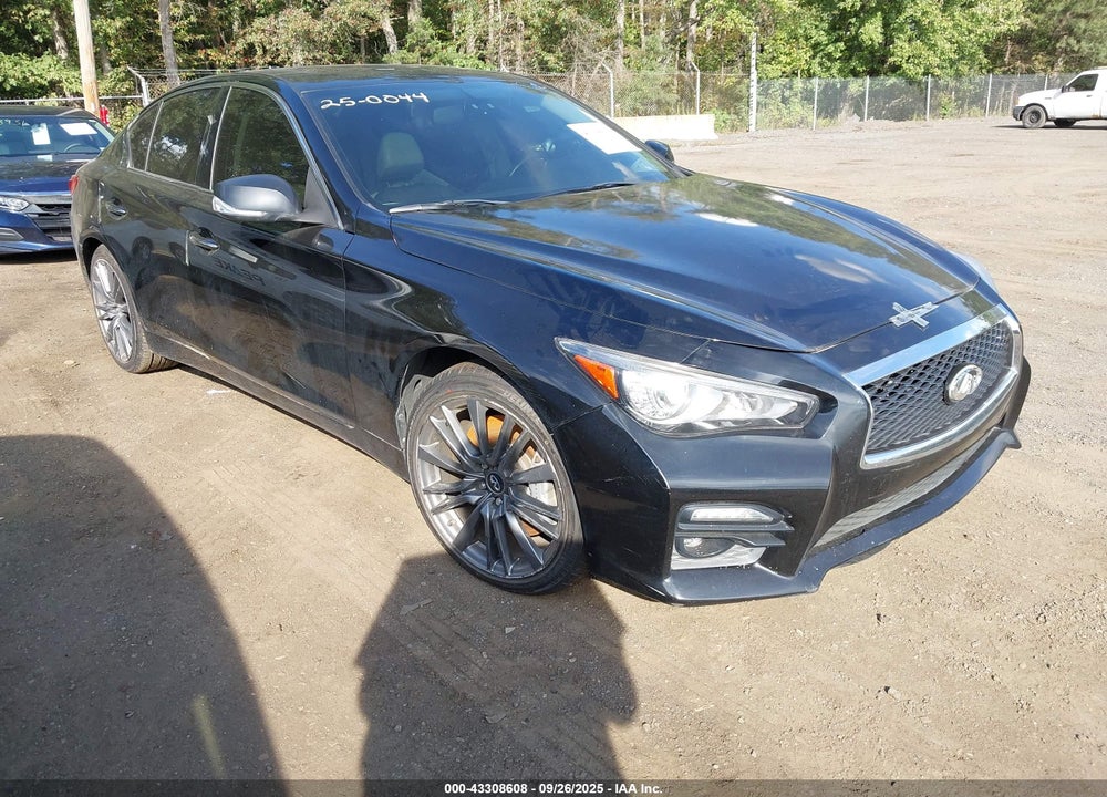 2016 INFINITI Q50 3.0T RED SPORT 400 VIN: JN1FV7AR8GM450650