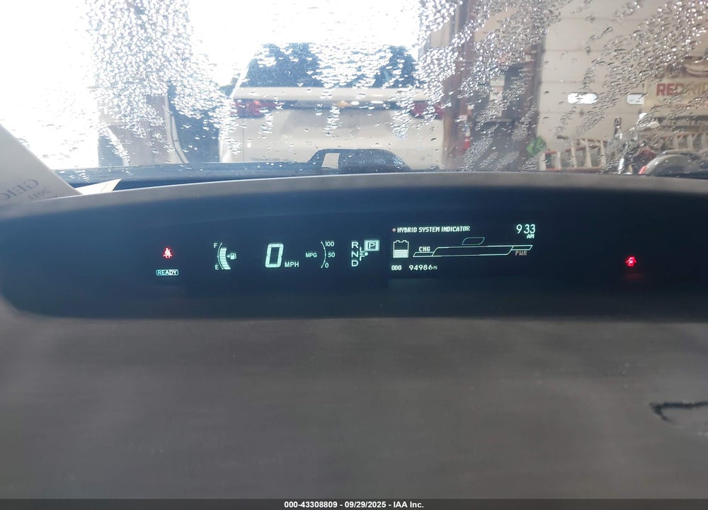 2011 TOYOTA PRIUS VIN: JTDKN3DU4B0293557