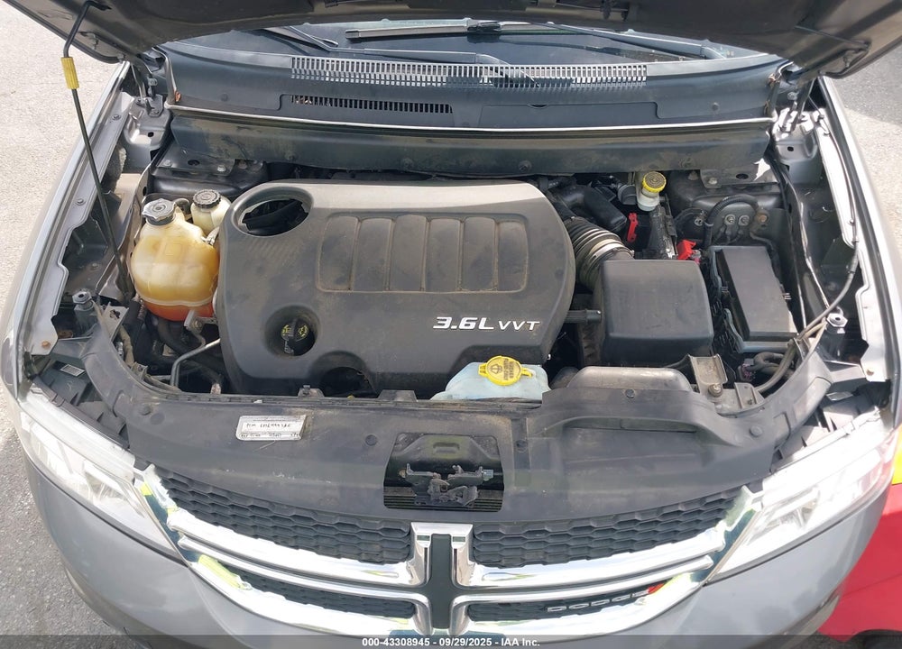 2013 DODGE JOURNEY SXT VIN: 3C4PDCBG6DT502194